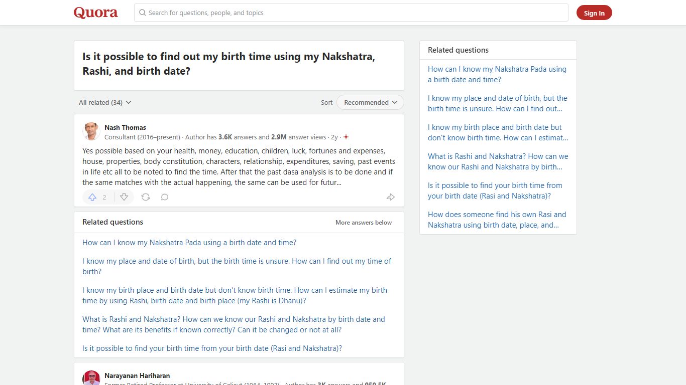 Is it possible to find out my birth time using my Nakshatra ... - Quora